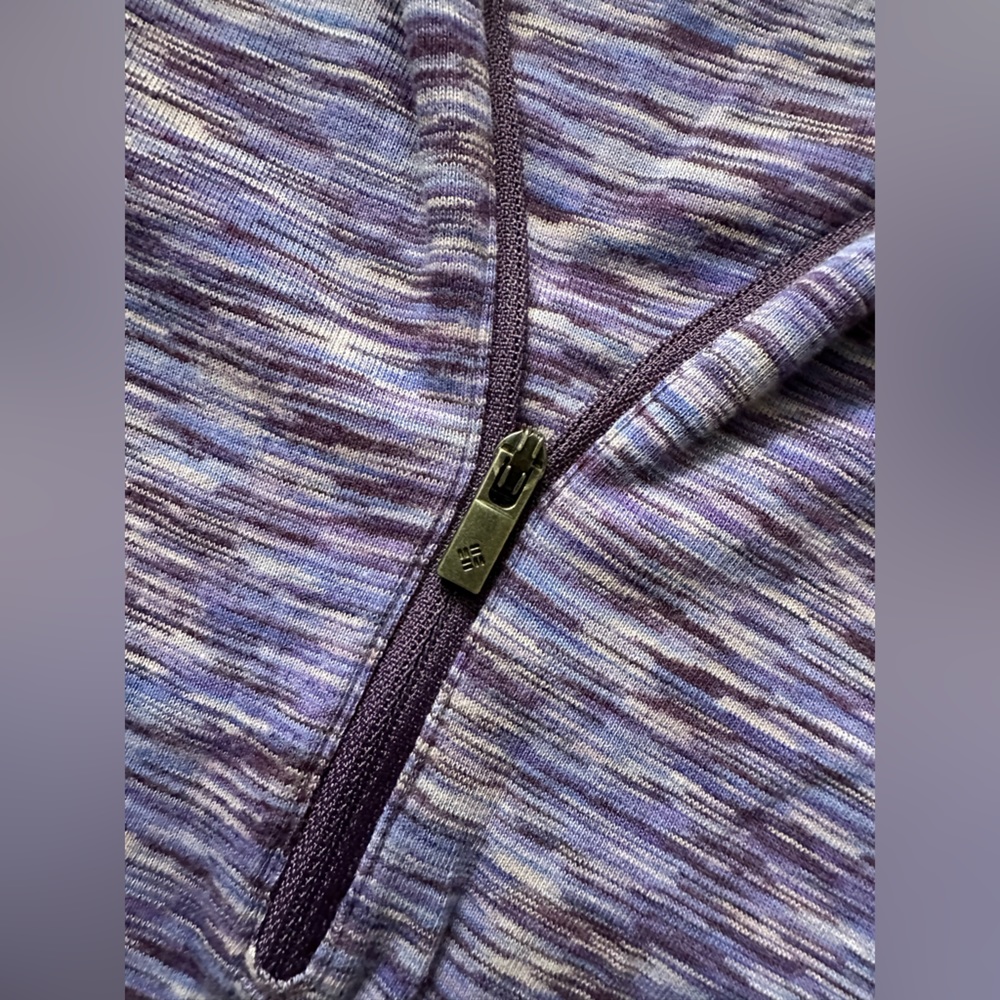 Columbia Purple half Zip Jacket - Picture 4 of 5